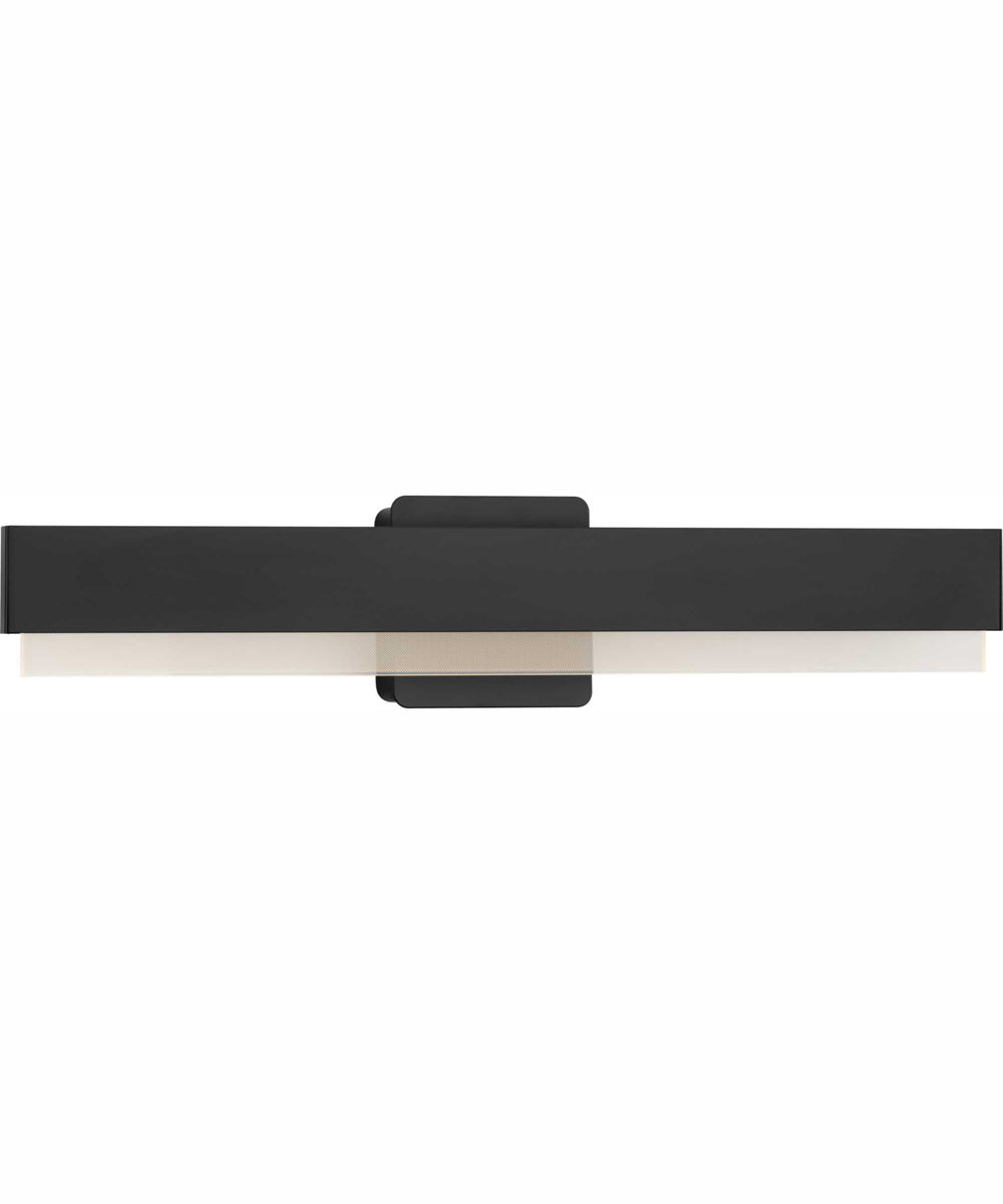 Semblance 24 in. Medium Modern 3CCT Integrated LED Linear Vanity Light Matte Black