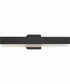Semblance 24 in. Medium Modern 3CCT Integrated LED Linear Vanity Light Matte Black