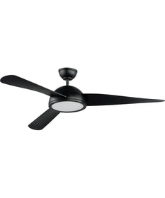 Cupola 52 inch Black LED Fan Black