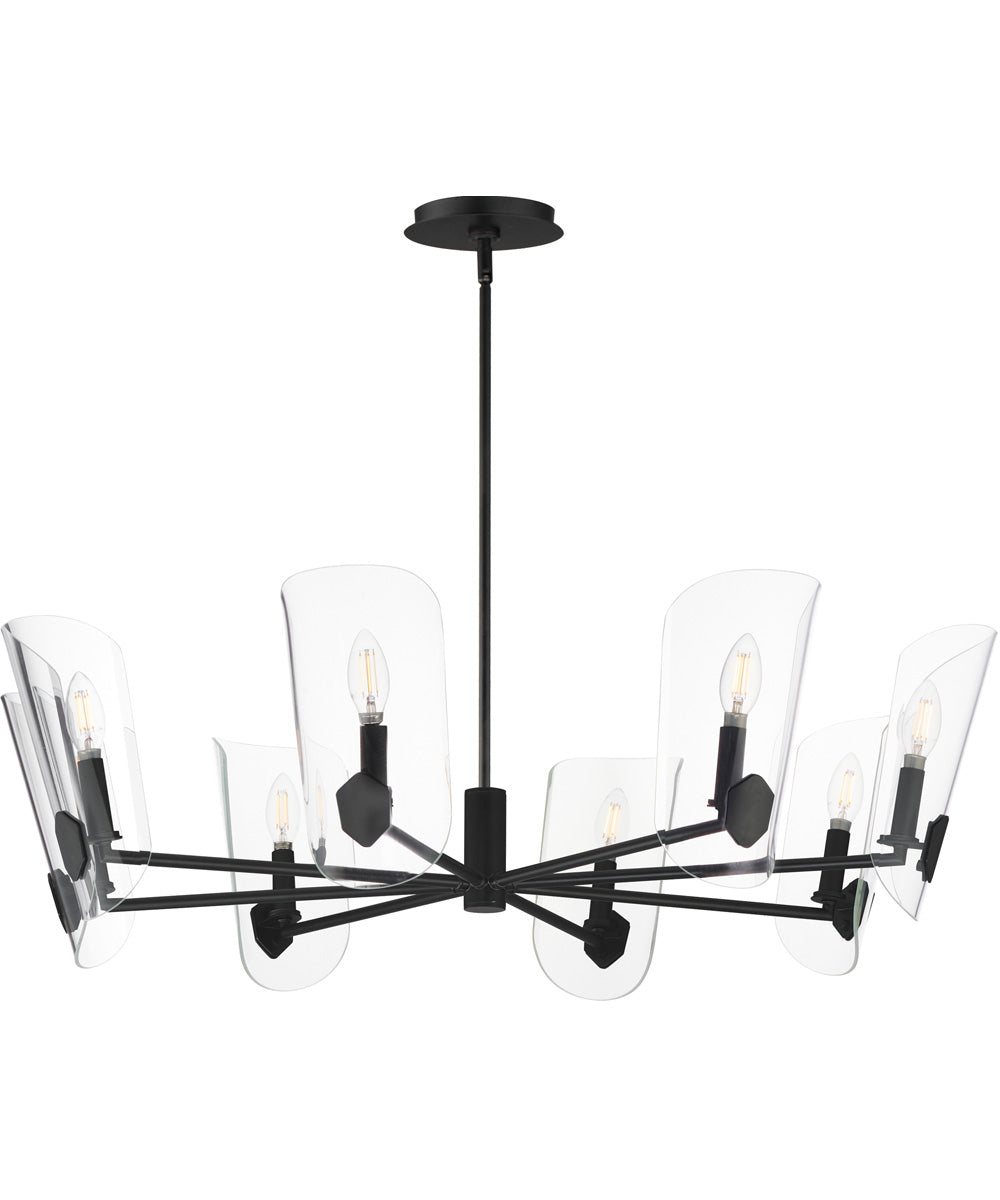 Armory 8-Light Chandelier Black