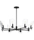 Armory 8-Light Chandelier Black