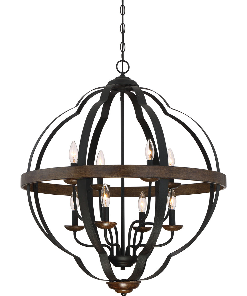 Siren 8-light Pendant Marcado Black