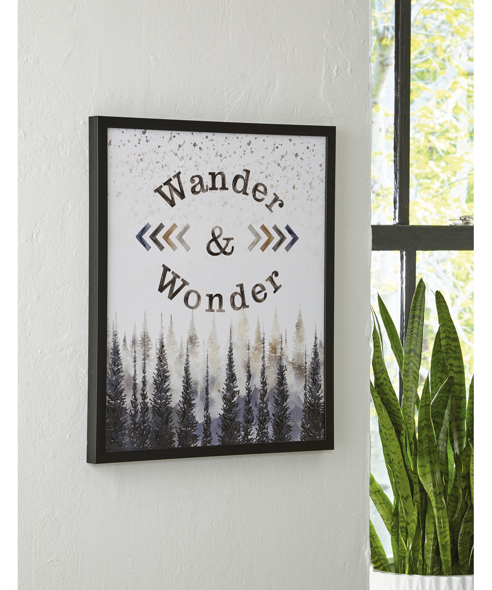 Farryn Wall Art Gray/Brown/Navy