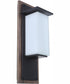 Heights 1-Light Outdoor Wall Lantern Whiskey Barrel / Midnight