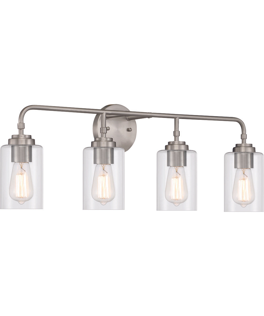 Stowe 4-Light Vanity Brushed Polished Nickel