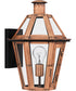 Burdett Small 1-light Outdoor Wall Light Aged Copper