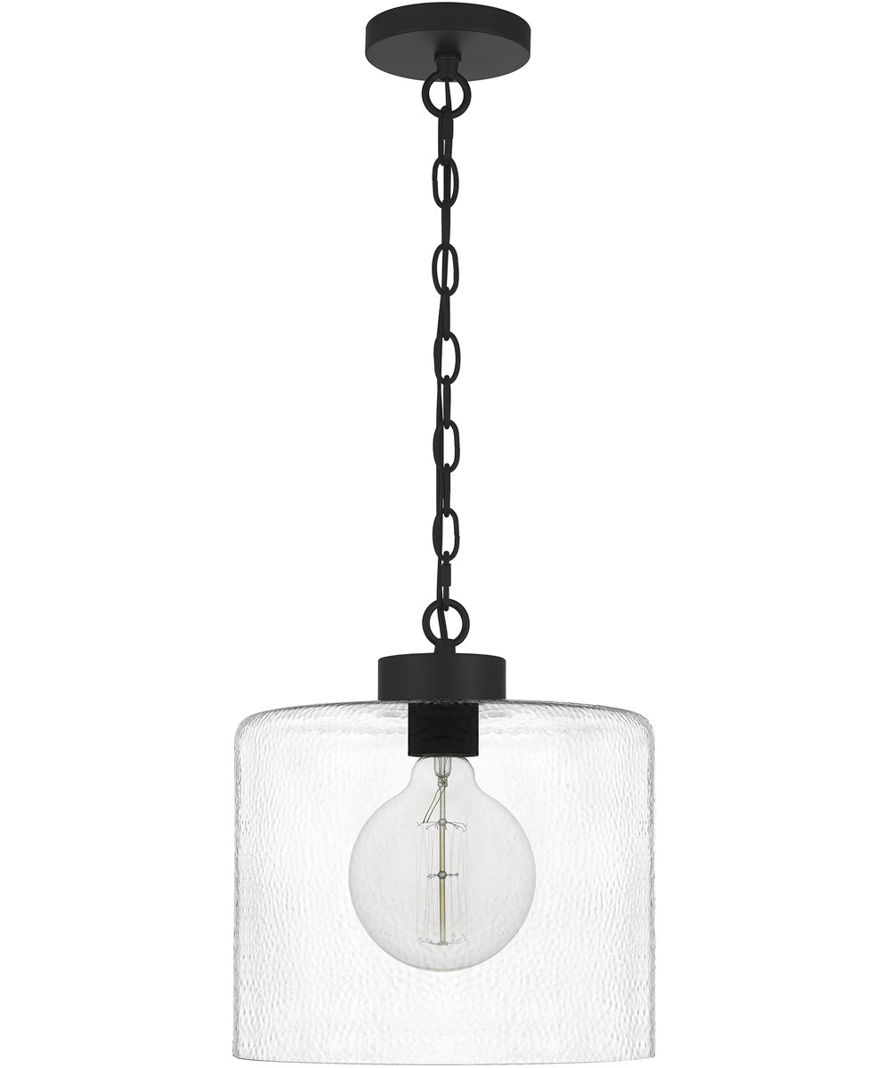 Abner Small 1-light Mini Pendant Matte Black