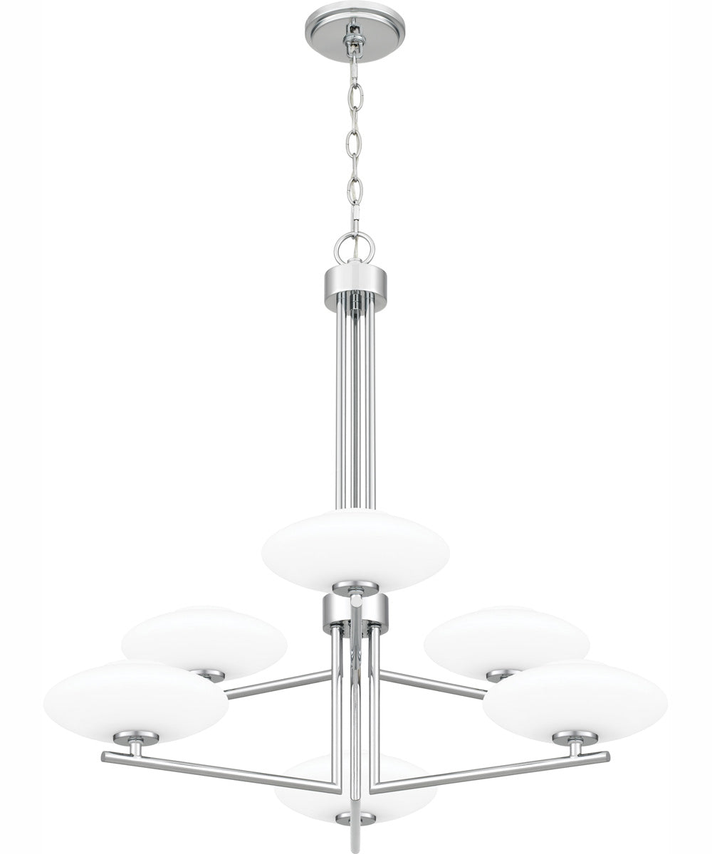 Quoizel Chandelier 6-light Chandelier Polished Chrome