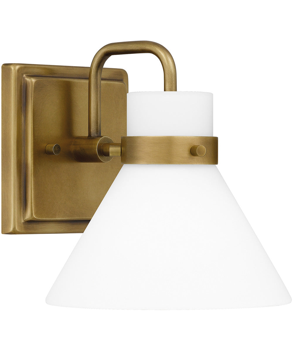 Regency Small 1-light Wall Sconce Weathered Brass