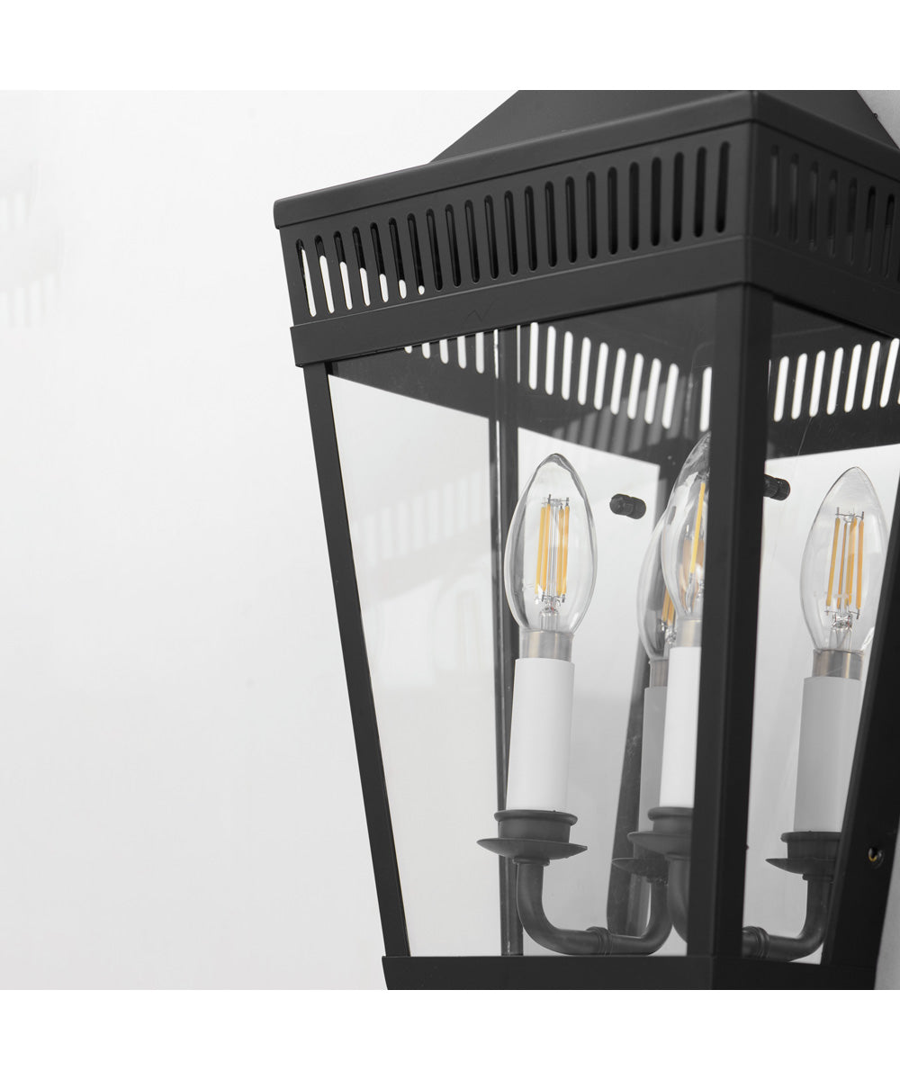 Oxford Outdoor 2-Light Wall Sconce Black
