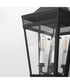 Oxford Outdoor 2-Light Wall Sconce Black