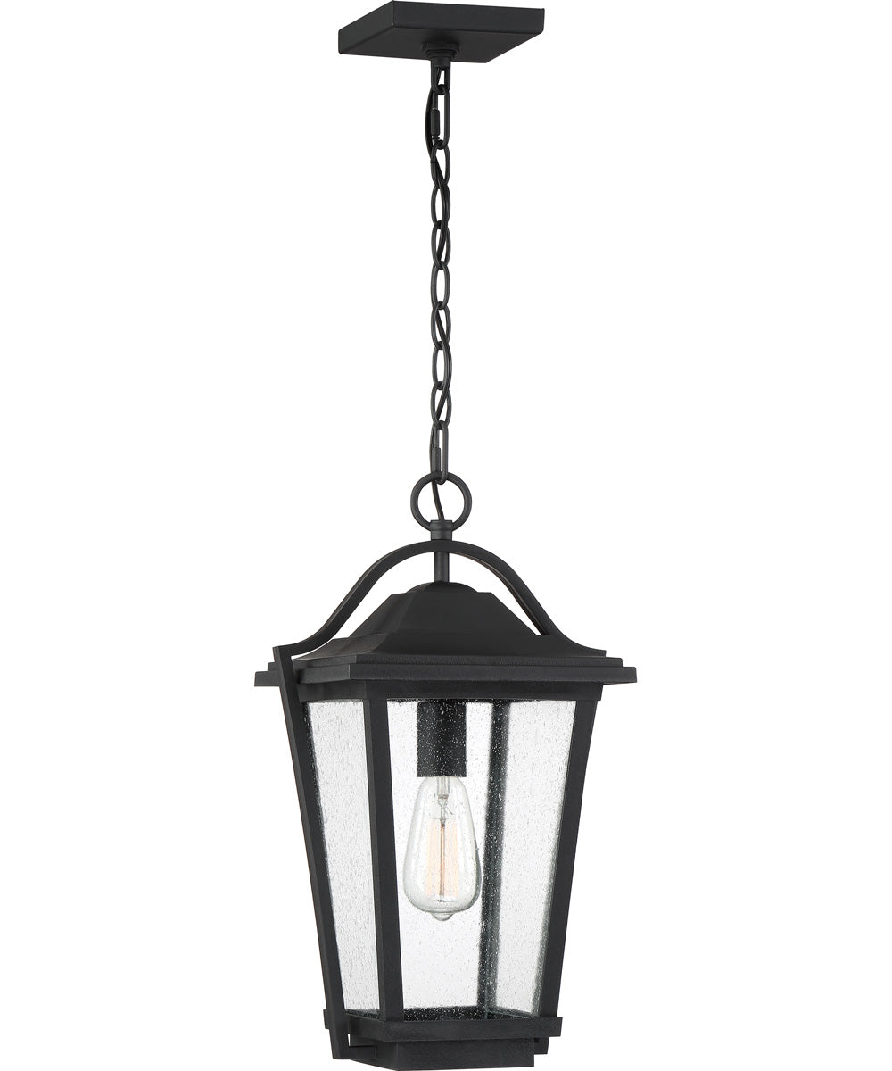 Darius Large 1-light Outdoor Pendant Light  Coastal Armour Earth Black