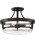 Outpost 3-light Semi Flush Mount Palladian Bronze