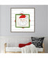Framed Santa Claus Portrait by Kyra Brown Canvas Wall Art Print (30  W x 30  H), Sylvie Greywash Frame