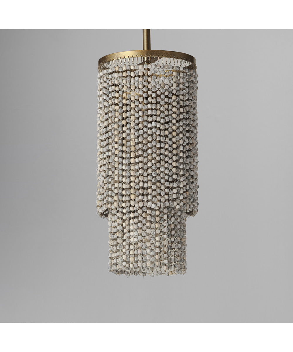 Fontaine 1-Light Pendant Golden Silver