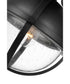 Lincoln 1-Light Close-to-Ceiling Matte Black