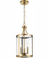 Gilliam 3-Light New Traditional Hall & Foyer Vintage Brass
