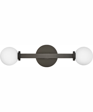 Audrey 2-Light Two Light Vanity in Black Oxide