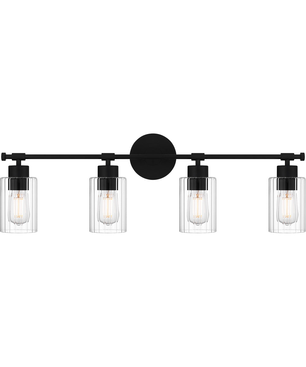 Caputo Extra Large 4-light Bath Light Matte Black