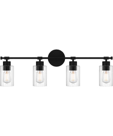 Caputo Extra Large 4-light Bath Light Matte Black