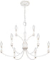 Briar 9-light Chandelier Antique White