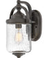 Willoughby Coastal Elements  1-Light Small Outdoor Wall Mount Lantern in Oil Rubbed Bronze