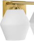 Copeland 2-Light Vanity Mid-Century Modern Vanity Light Brushed Gold