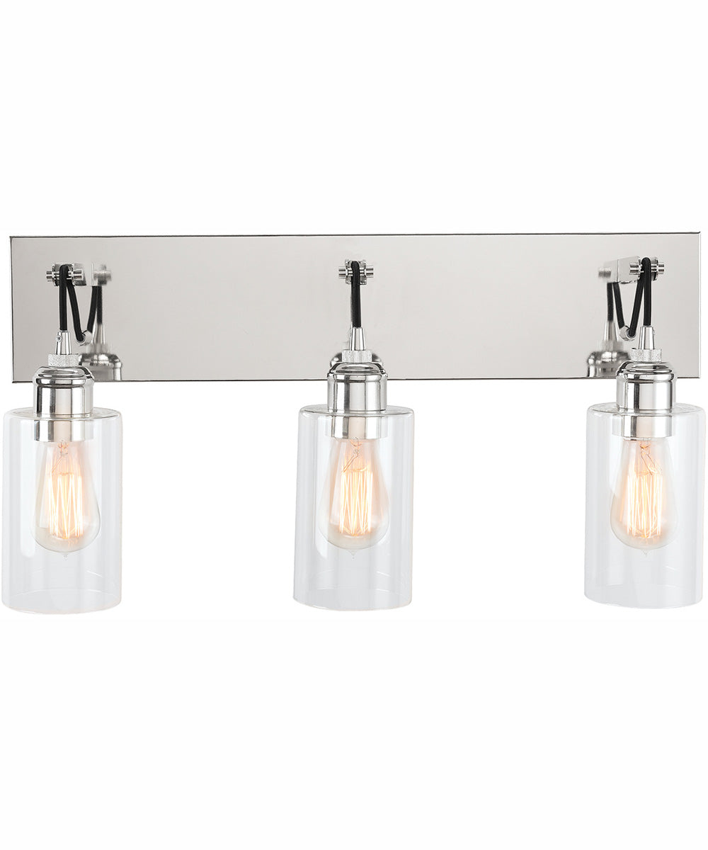 Prospero 3-Light Vanity Polished Nickel