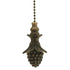 1"W Antique Brass Pinecone Fan Pull