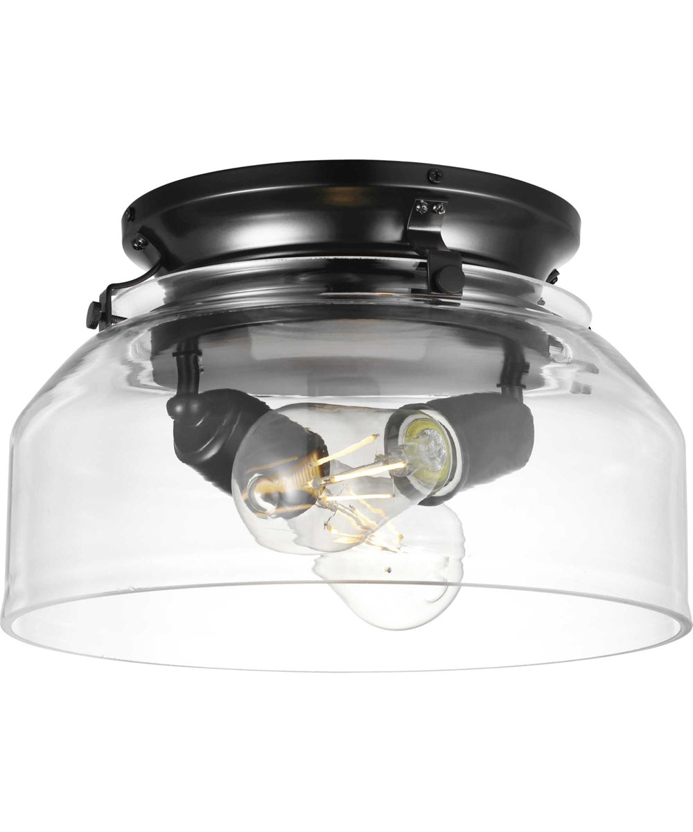 Springer Clear Glass Light Kit Matte Black