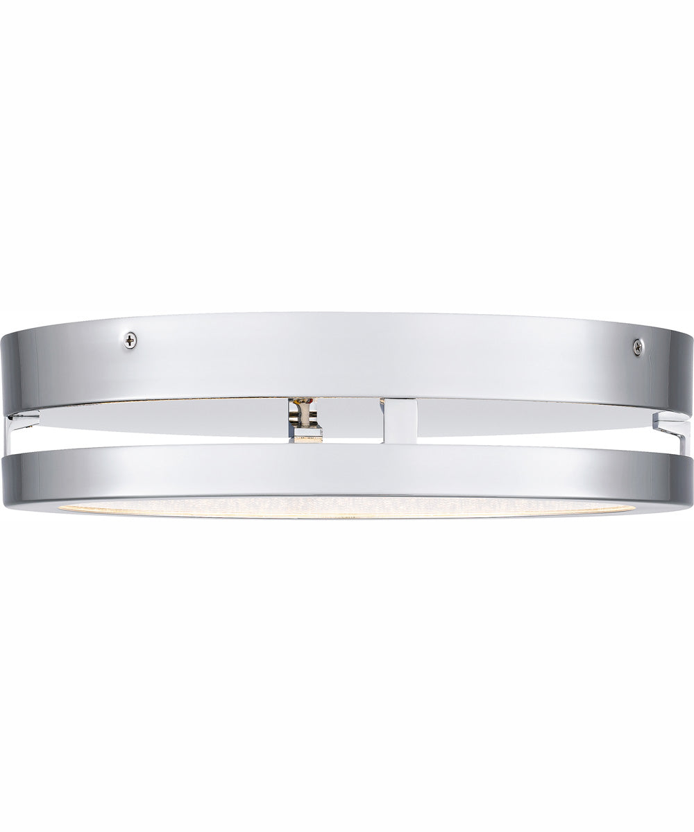 Quoizel Flush Mount Medium Flush Mount Polished Chrome