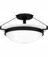 Quoizel Semi-Flush Mount Medium 2-light Semi Flush Mount Matte Black