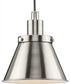 Hinton 1-Light Modern Farmhouse Pendant Brushed Nickel