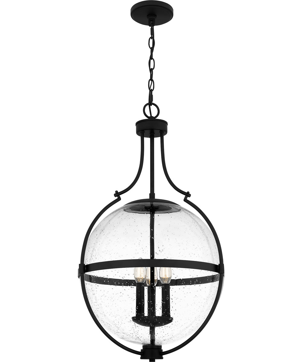 Quoizel Pendant Large 3-light Pendant Matte Black