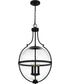Quoizel Pendant Large 3-light Pendant Matte Black