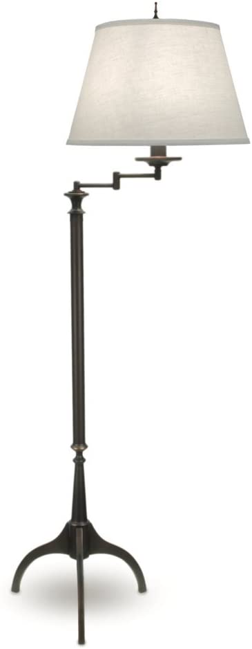 69"H Oxidized Bronze Signature by Stiffel Swivel Floor Lamp, 3-Way