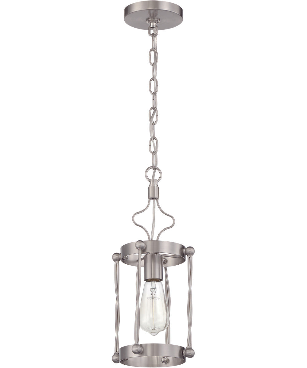 Jolenne 1-Light Mini Pendant Brushed Polished Nickel
