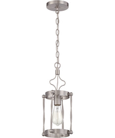 Jolenne 1-Light Mini Pendant Brushed Polished Nickel