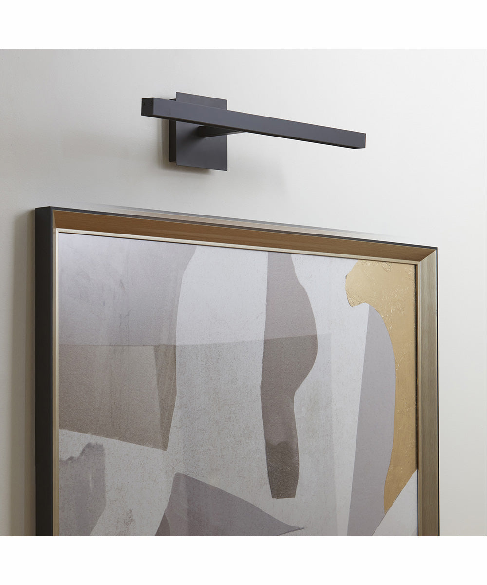 1-light LED Wall Mount Light Fixture Matte Black