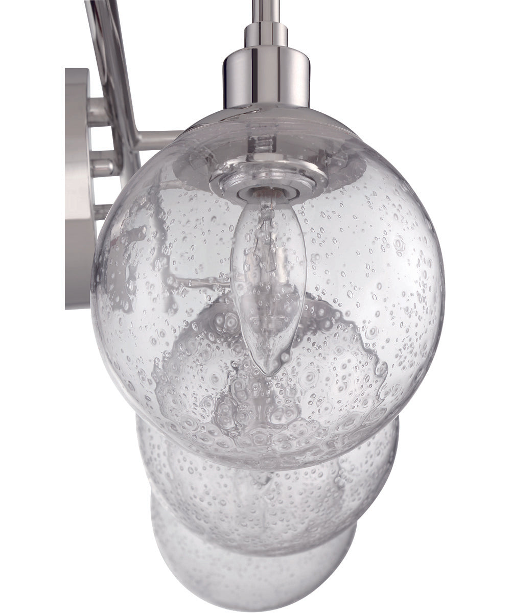 Que 3-Light Vanity Chrome