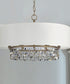 Harper 6-Light Dual Mount Dual-Mount Pendant/Semi-Flush Mount In Brushed Gold