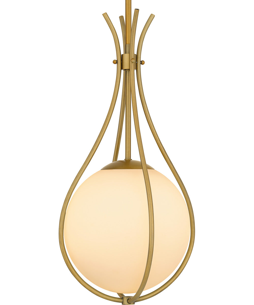 Quoizel Pendant Small 1-light Mini Pendant Aged Brass