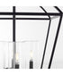 Odeon 4-light Pendant Matte Black