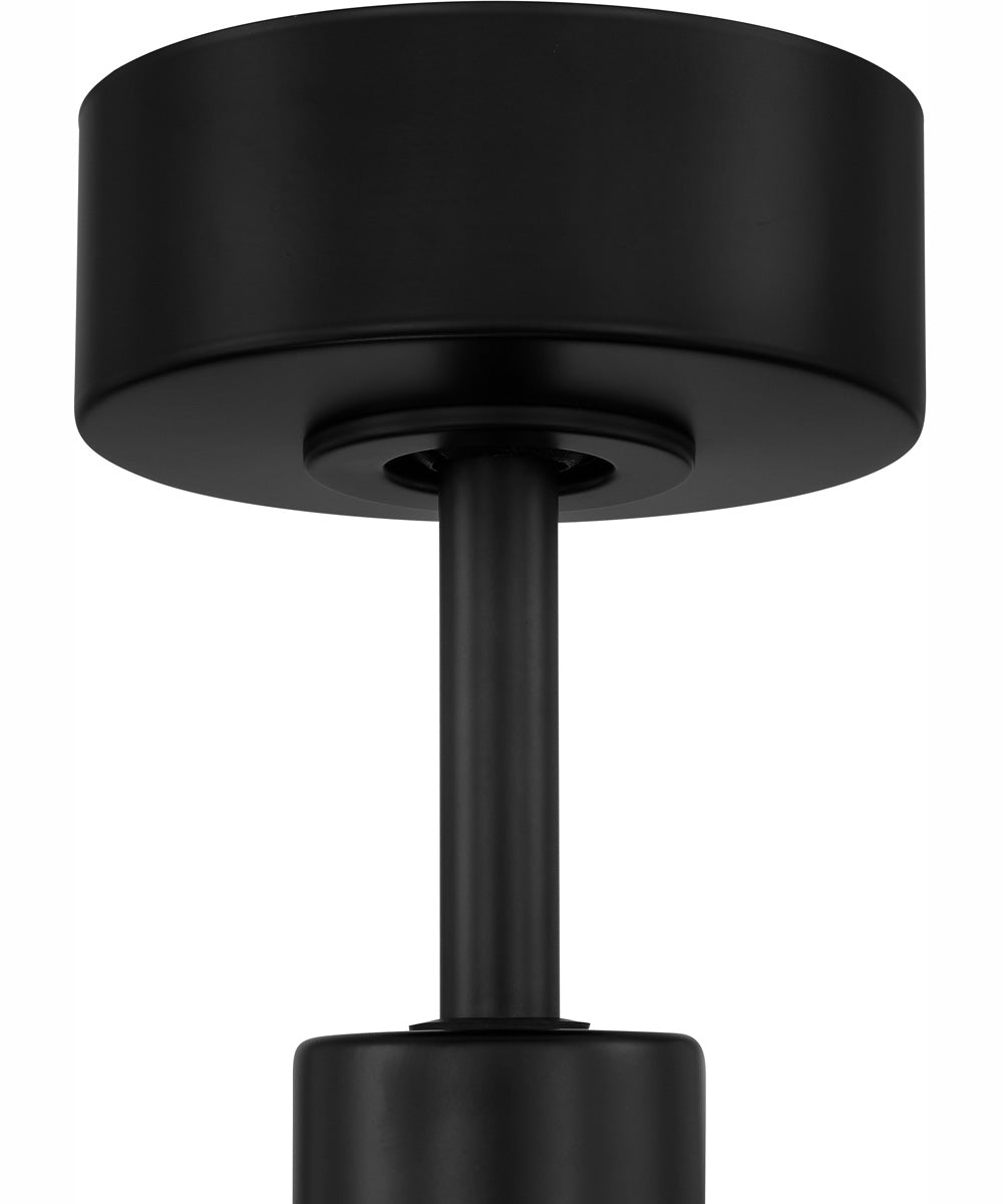 60" Phoebe 1-Light Ceiling Fan Flat Black
