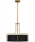 Quoizel Pendant 4-light Pendant Aged Brass