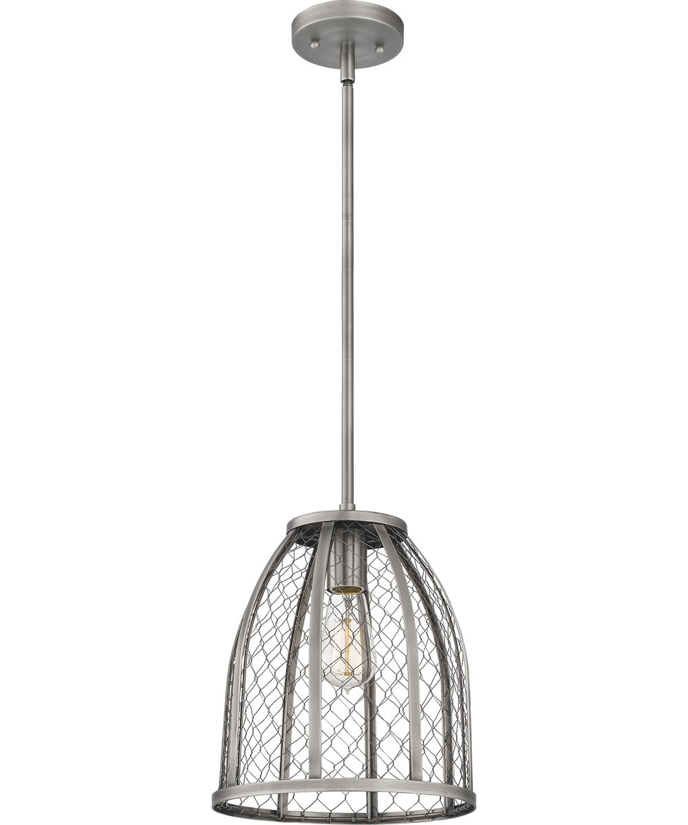 Heron Small 1-light Mini Pendant Antique Nickel