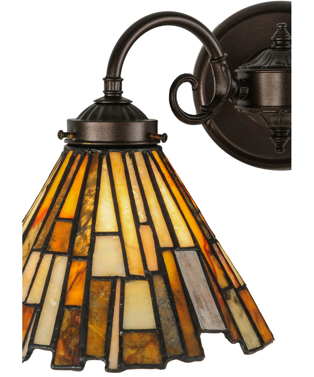 17"W DeLighta Jadestone 2 Light Wall Sconce