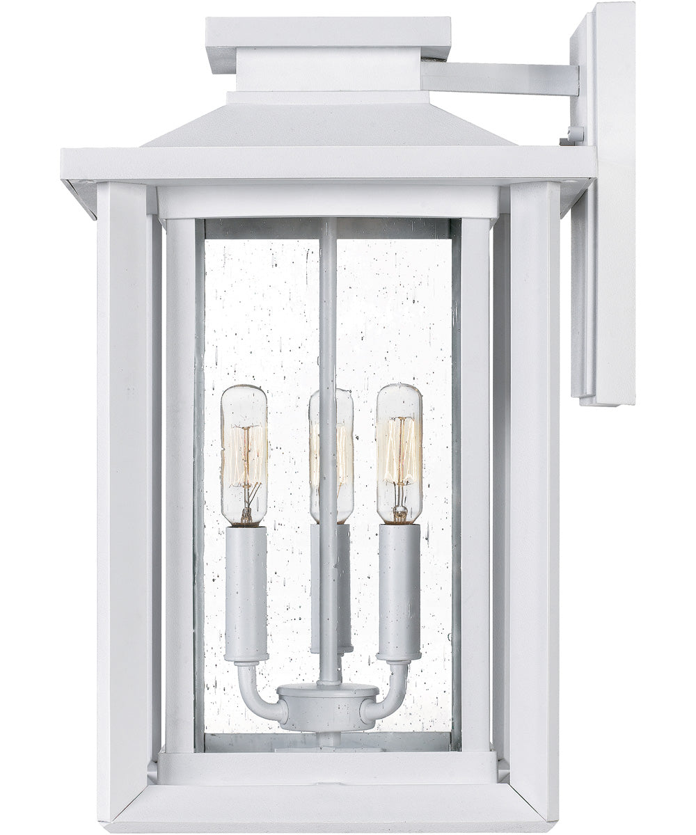 Wakefield Large 3-light Outdoor Wall Light  Coastal Armour White Lustre