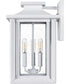 Wakefield Large 3-light Outdoor Wall Light  Coastal Armour White Lustre