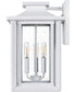 Wakefield Large 3-light Outdoor Wall Light White Lustre